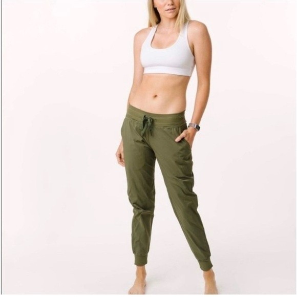 Zyia Active Olive Trail Joggers Pants Army Military Green Hiking Plus Size XXL - Picture 3 of 16